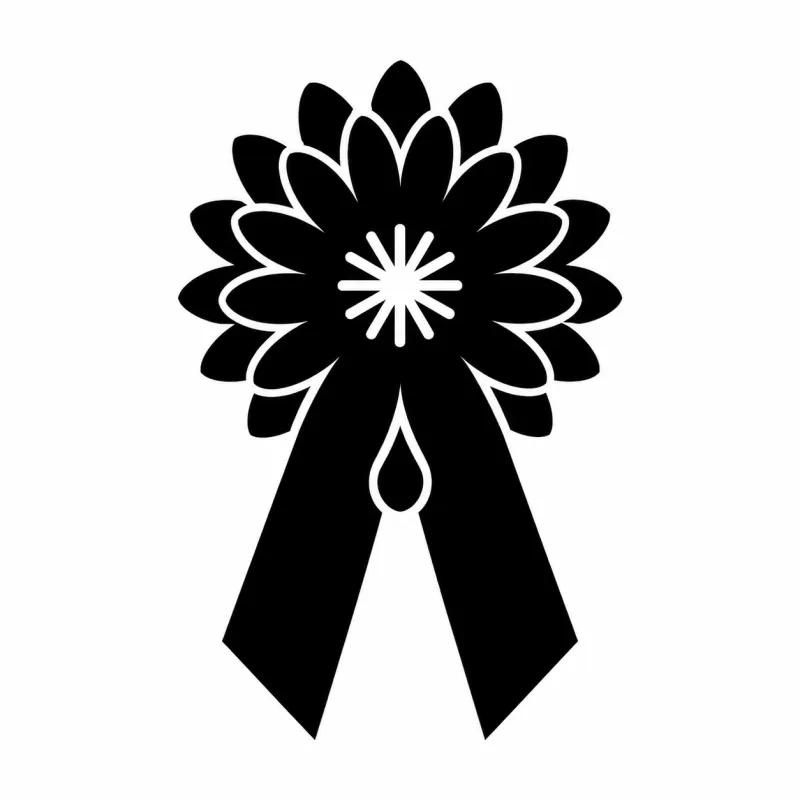 부고 리본이미지 04